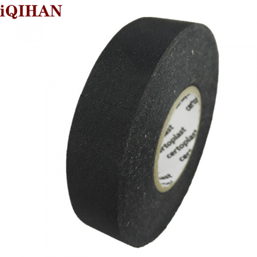 Best Waterproof Electronical Plastic Black Color Hot Melt Adhesive Insulation Harness Tape Single Side Design Feature